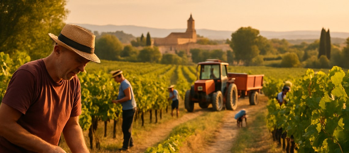 Vendanges en Provence